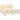 Pat box spring cu saltea, crem, 200x200 cm, textil