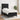 Pat box spring cu saltea, negru, 80x200 cm, textil