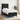 Pat box spring cu saltea, negru, 90x200 cm, textil