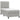 Pat box spring cu saltea, gri deschis, 100x200 cm, textil