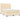 Pat box spring cu saltea, crem, 140x200 cm, textil