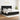 Pat box spring cu saltea, negru, 200x200 cm, textil