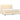 Pat box spring cu saltea, crem, 200x200 cm, textil