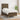 Pat box spring cu saltea, maro închis, 80x200 cm, textil