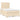 Pat box spring cu saltea, crem, 120x200 cm, textil