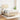 Pat box spring cu saltea, crem, 120x200 cm, textil