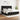 Pat box spring cu saltea, negru, 200x200 cm, textil