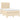 Pat box spring cu saltea, crem, 120x200 cm, textil