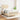 Pat box spring cu saltea, crem, 120x200 cm, textil