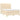 Pat box spring cu saltea, crem, 140x200 cm, textil