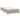 Pat box spring cu saltea, gri deschis, 90x200 cm, textil