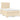 Pat box spring cu saltea, crem, 120x200 cm, textil