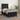 Pat box spring cu saltea, negru, 80x200 cm, piele ecologică