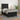 Pat box spring cu saltea, negru, 90x200 cm, piele ecologică