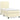 Pat box spring cu saltea, crem, 90x200 cm, piele ecologică