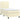 Pat box spring cu saltea, crem, 90x200 cm, piele ecologică