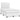Pat box spring cu saltea, alb, 120x200 cm, piele ecologică