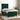 Pat box spring cu saltea, verde închis, 90x190 cm, catifea