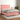 Pat box spring cu saltea, roz, 140x200 cm, catifea