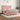 Pat box spring cu saltea, roz, 180x200 cm, catifea