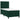 Pat box spring cu saltea, verde închis, 90x190 cm, catifea