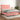 Pat box spring cu saltea, roz, 140x200 cm, catifea
