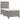 Pat box spring cu saltea, gri deschis, 90x200 cm, catifea