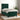 Pat box spring cu saltea, verde închis, 90x190 cm, catifea