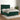 Pat box spring cu saltea, verde închis, 140x190 cm, catifea