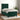 Pat box spring cu saltea, verde închis, 90x200 cm, catifea