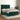 Pat box spring cu saltea, verde închis, 140x190 cm, catifea