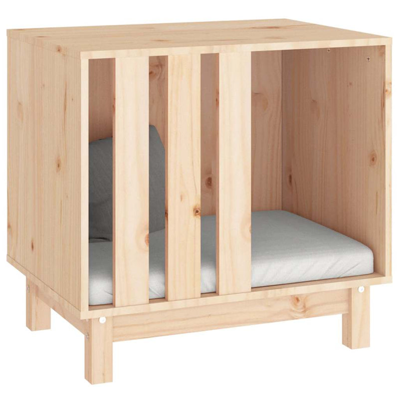 Casă pentru câini natural 60 x 45 x 57 cm