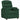 Fotoliu rabatabil electric, verde închis, material textil