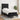 Pat box spring cu saltea, negru, 80x200 cm, textil