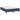 Pat box spring cu saltea, albastru, 140x200 cm, textil