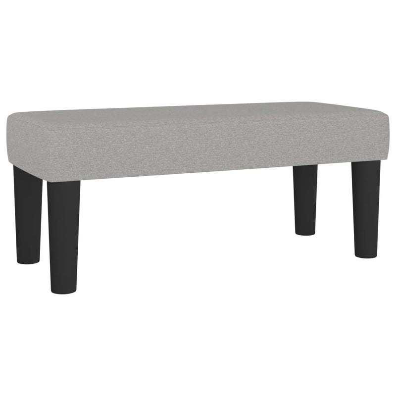 Pat box spring cu saltea, gri deschis, 80x200 cm, textil