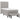 Pat box spring cu saltea, gri deschis, 90x190 cm, textil