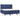 Pat box spring cu saltea, albastru, 200x200 cm, textil