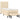 Pat box spring cu saltea, crem, 80x200 cm, textil