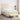 Pat box spring cu saltea, crem, 90x190 cm, textil