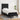 Pat box spring cu saltea, negru, 100x200 cm, textil
