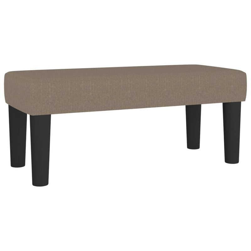 Pat box spring cu saltea, gri taupe, 100x200 cm, textil