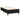 Pat box spring cu saltea, negru, 90x200 cm, textil