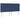 Pat box spring cu saltea, albastru, 180x200 cm, material textil