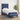 Pat box spring cu saltea, albastru, 90x200 cm, textil