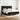 Pat box spring cu saltea, negru, 200x200 cm, textil