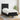 Pat box spring cu saltea, negru, 90x200 cm, textil