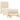 Pat box spring cu saltea, crem, 100x200 cm, textil