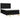 Pat box spring cu saltea, negru, 140x200 cm, textil