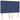 Pat continental cu saltea, albastru, 140x200cm, material textil